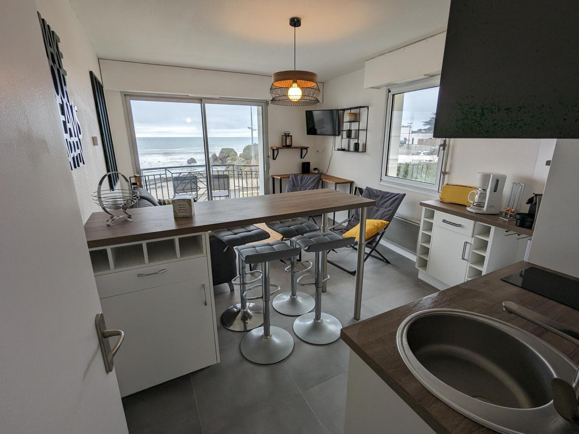 St Gilles Appartement Face Mer Saint-Hilaire-de-Riez Kültér fotó